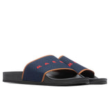 Sandal - Blue Marine/Maroon Red