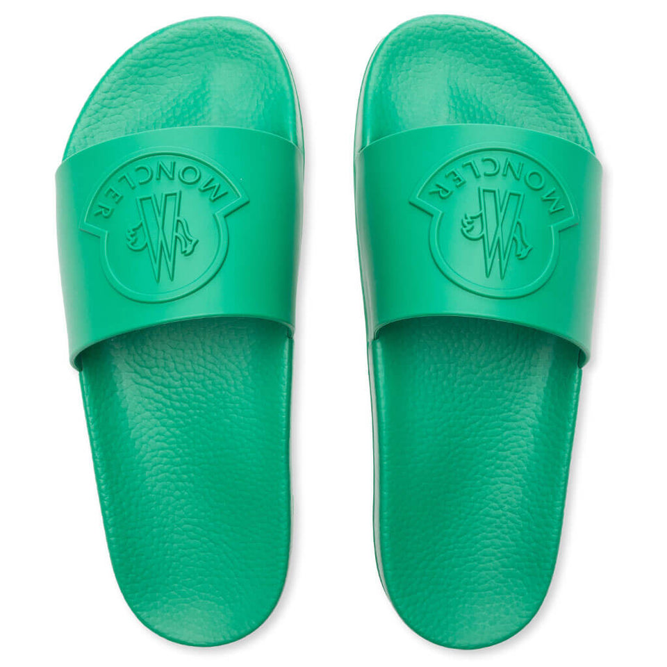 Basile Slides Shoes - Bright Green