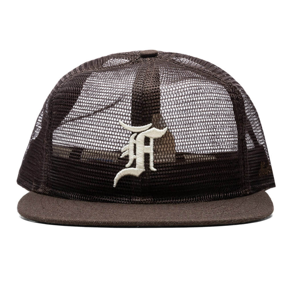 New Era x Fear of God Essentials Full Mesh 59FIFTY Detroit Tigers - Walnut