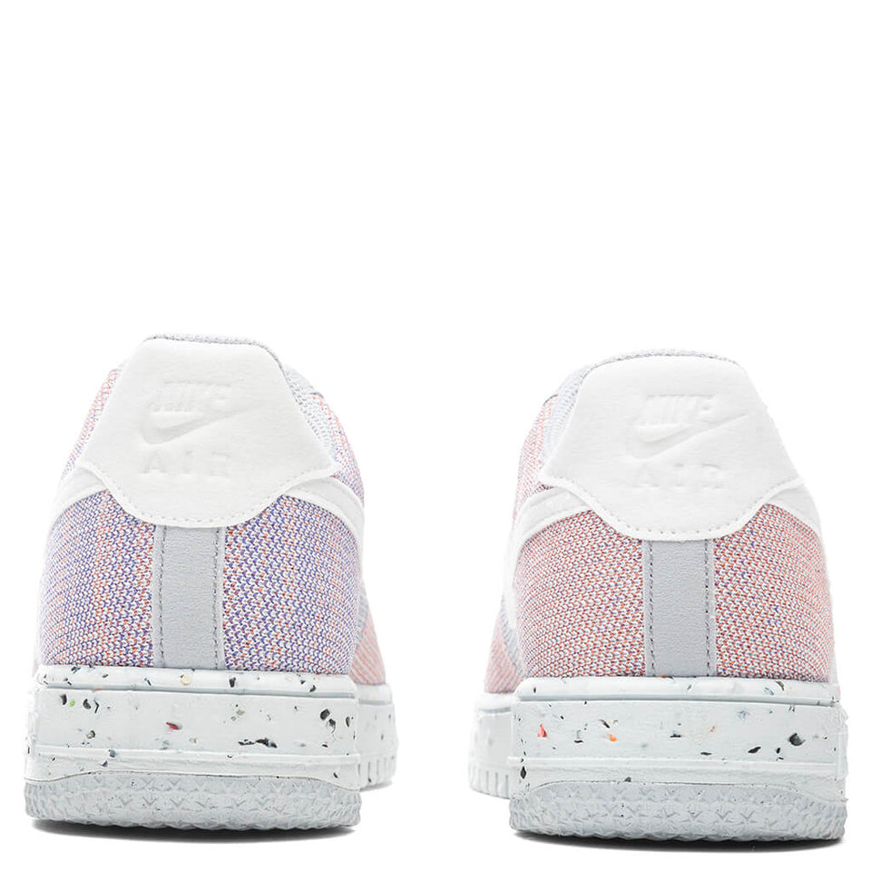 Air Force 1 Crater Flyknit - Wolf Grey/White