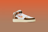 Air Force 1 Mid QS "Ale Brown" - White/Total Orange/Ale Brown