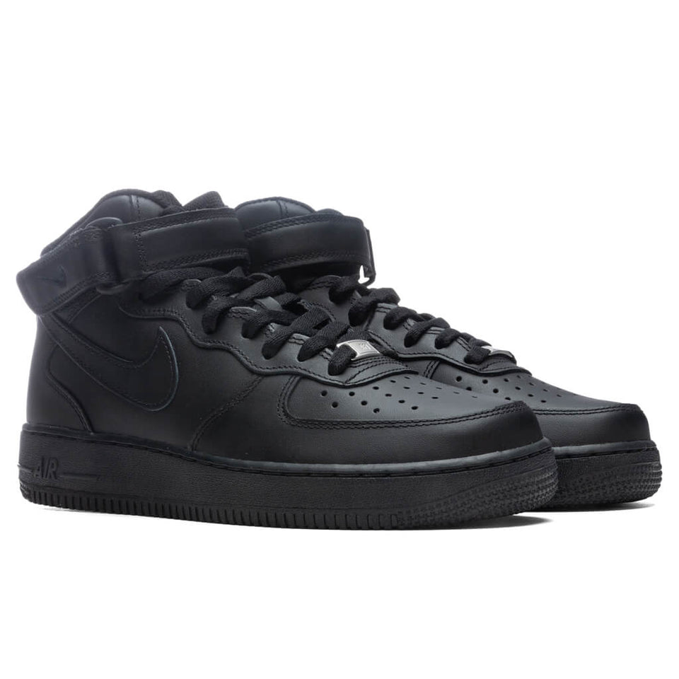 Air Force 1 Mid '07 - Black/Black