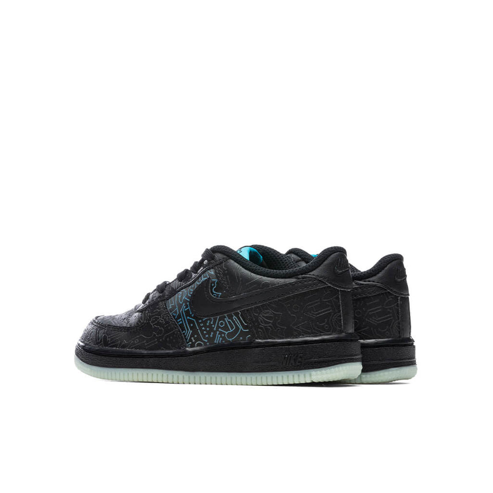 Air Force 1 (TD) - Black/Light Blue Fury