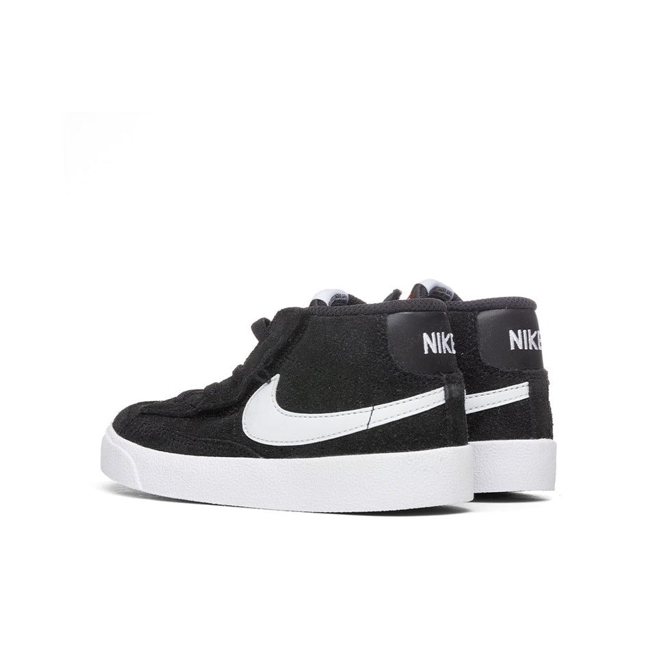 Blazer Mid '77 Suede (TD) - Black/White/Total Orange
