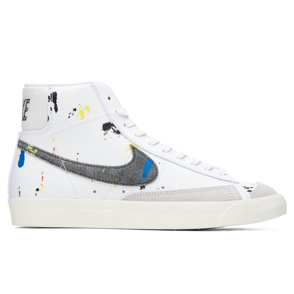 Blazer Mid '77 "Paint Splatter" - White/Black