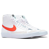 Blazer Mid '77 (GS) - White/Picante Red/Coconut Milk