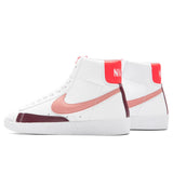 Women's Blazer Mid '77 Next Nature - White/Red Stardust/Night Maroon