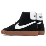 Women's Blazer Mid '77 Suede - Black/White/Gum Medium Brown/Total Orange