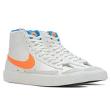 Women's Blazer Mid '77 - Sail/Total Orange/LT Photo Blue