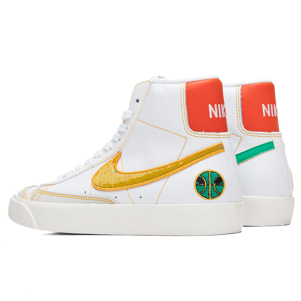 Blazer Mid '77 (GS) - White/University Gold