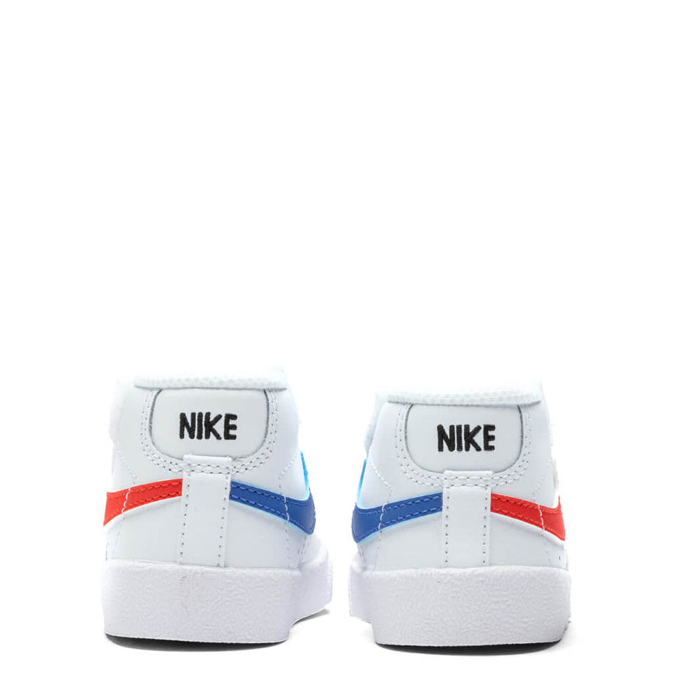 Blazer Mid '77 (TD) - White/Habanero Red/Medium Blue