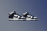 Dunk High (GS) - White/Midnight Navy