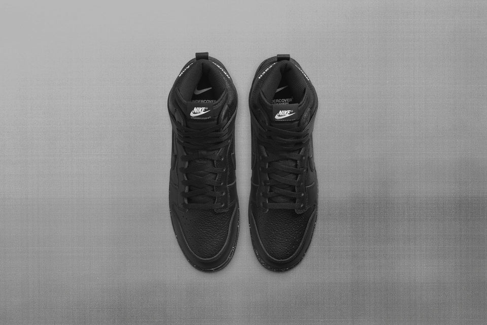 Dunk High 85 x UNDERCOVER - Black/Black/White