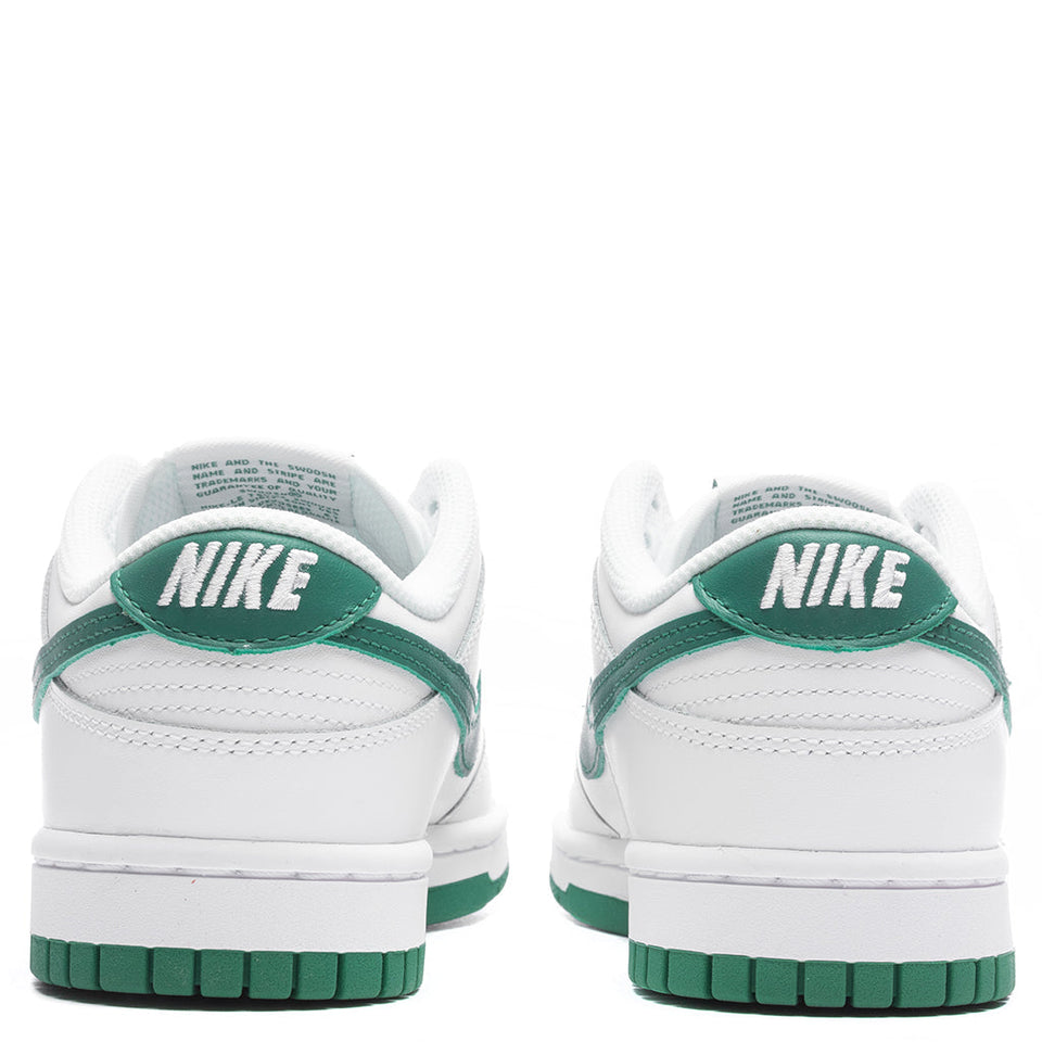 Women's Dunk Low - White/Green Noise