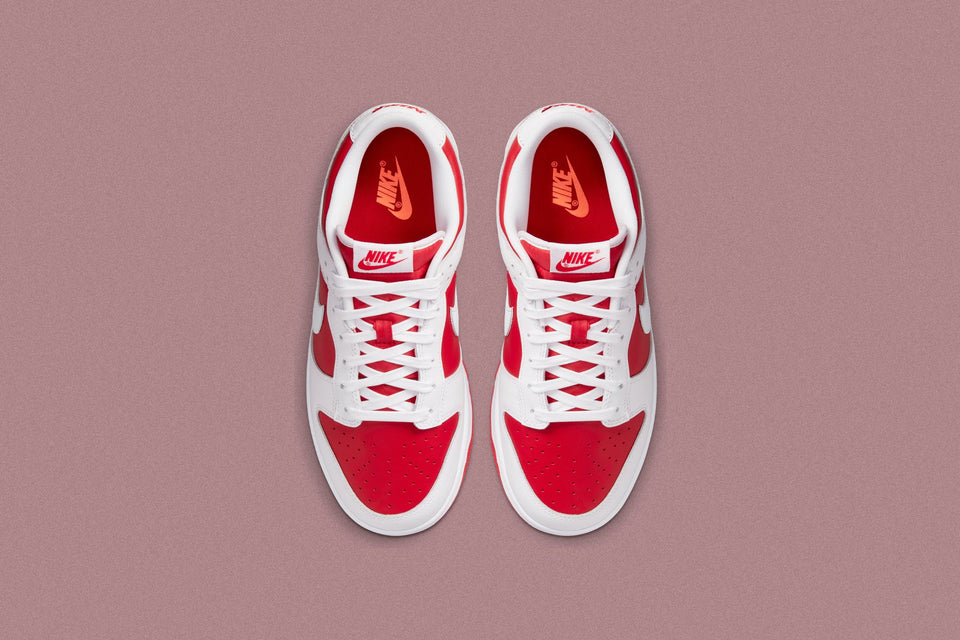 Dunk Low Retro 'Championship'- University Red/White