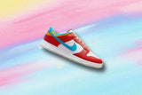 Dunk Low x Lebron James 'Fruity Pebbles' - Habanero Red/Laser Blue