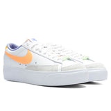 Women's Blazer Low Platform - White/Peach Cream