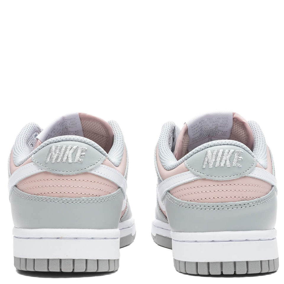 Women's Dunk Low - Pink Oxford/Metallic Silver
