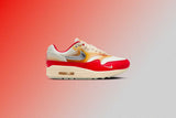 Women's Air Max 1 '87 PRM 'Soft Vinyl' - Sail/Metallic Silver/Siren Red