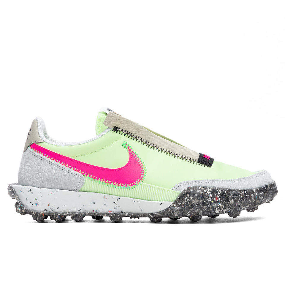 Women's Waffle Racer Crater - Barely Volt/Pink Blast