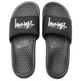 Nike x Stussy Benassi - Black/Sail