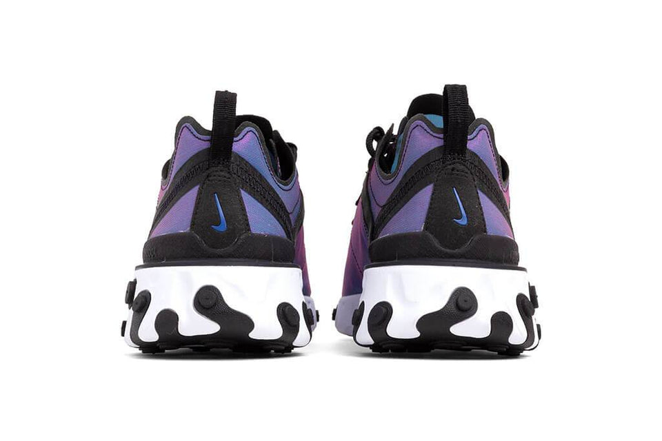 Women's React Element 55 Premium - Black/Black-Laser Fuchsia-White