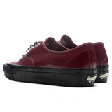 OTW Premium Authentic 44 Siped Vibram Gloss Leather - Burgundy Red/Black