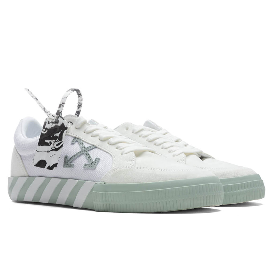 Low Vulcanized Canvas/Suede - White/Green