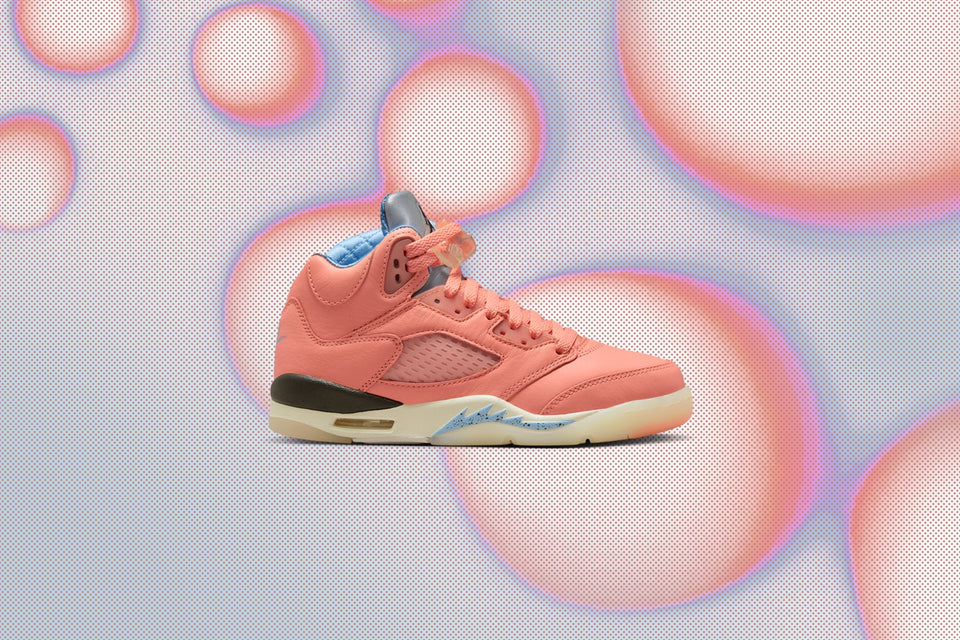 DJ Khaled x Air Jordan 5 Retro SP (GS) - Crimson Bliss/Leche Blue/Sail