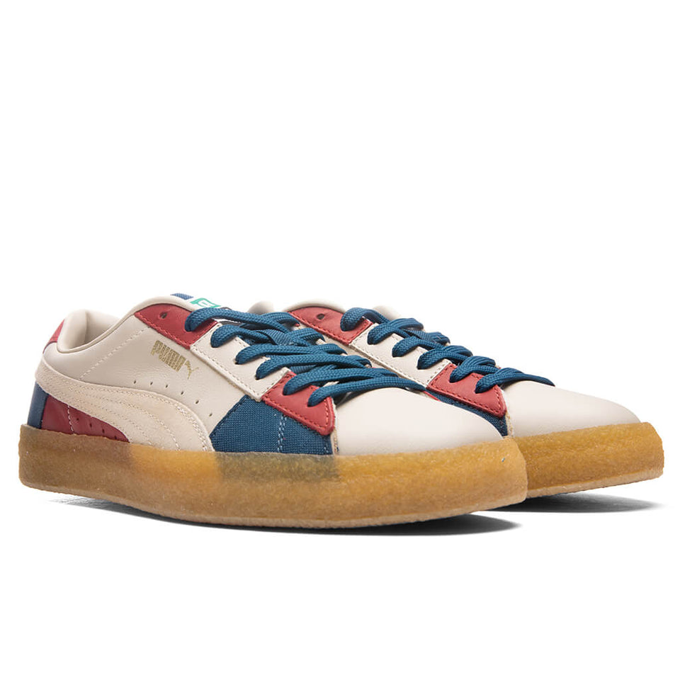 Suede Crepe Patch - Khaki