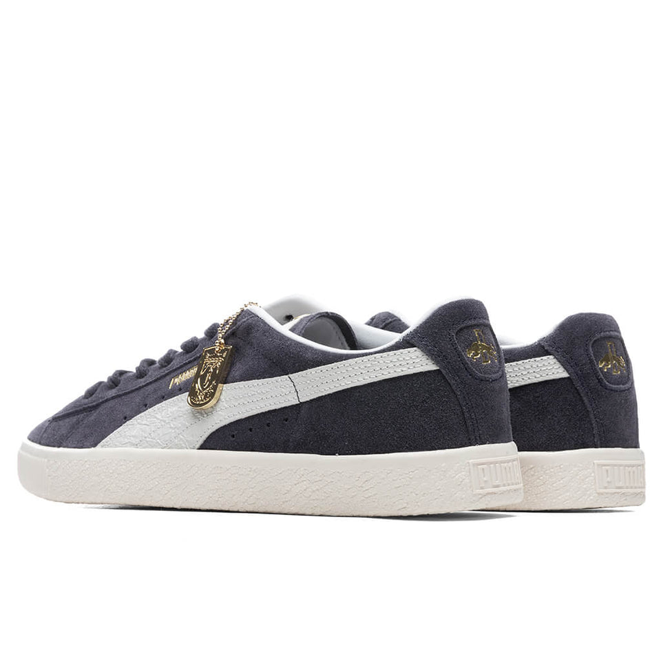 Suede VTG RDL - New Navy/White