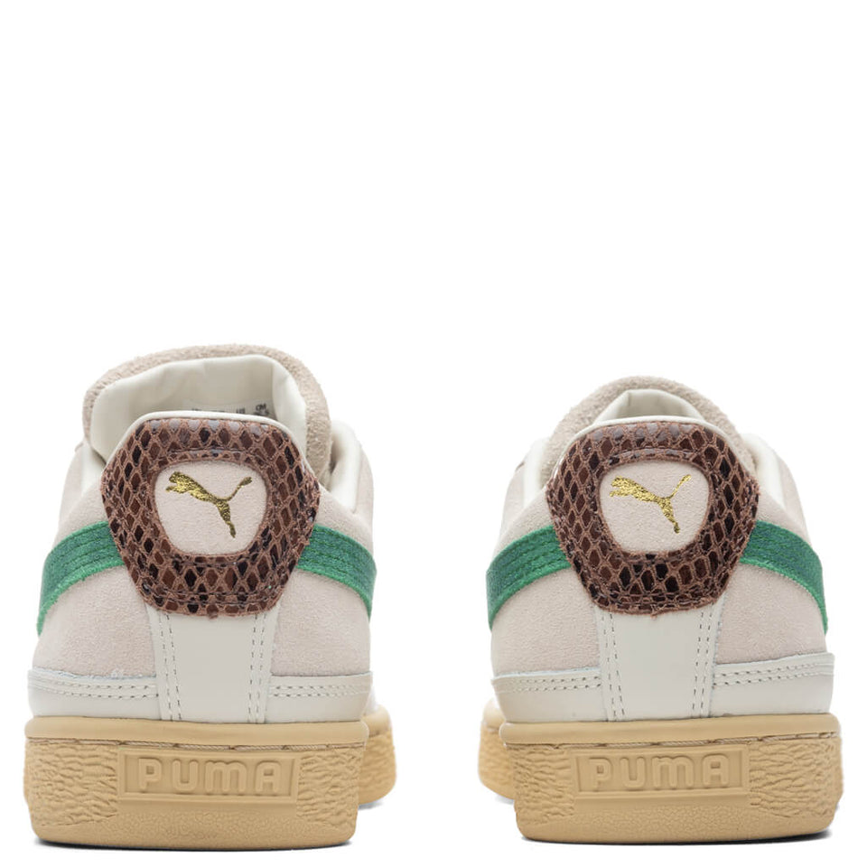 Suede x Rhuigi - Whisper White/Juniper
