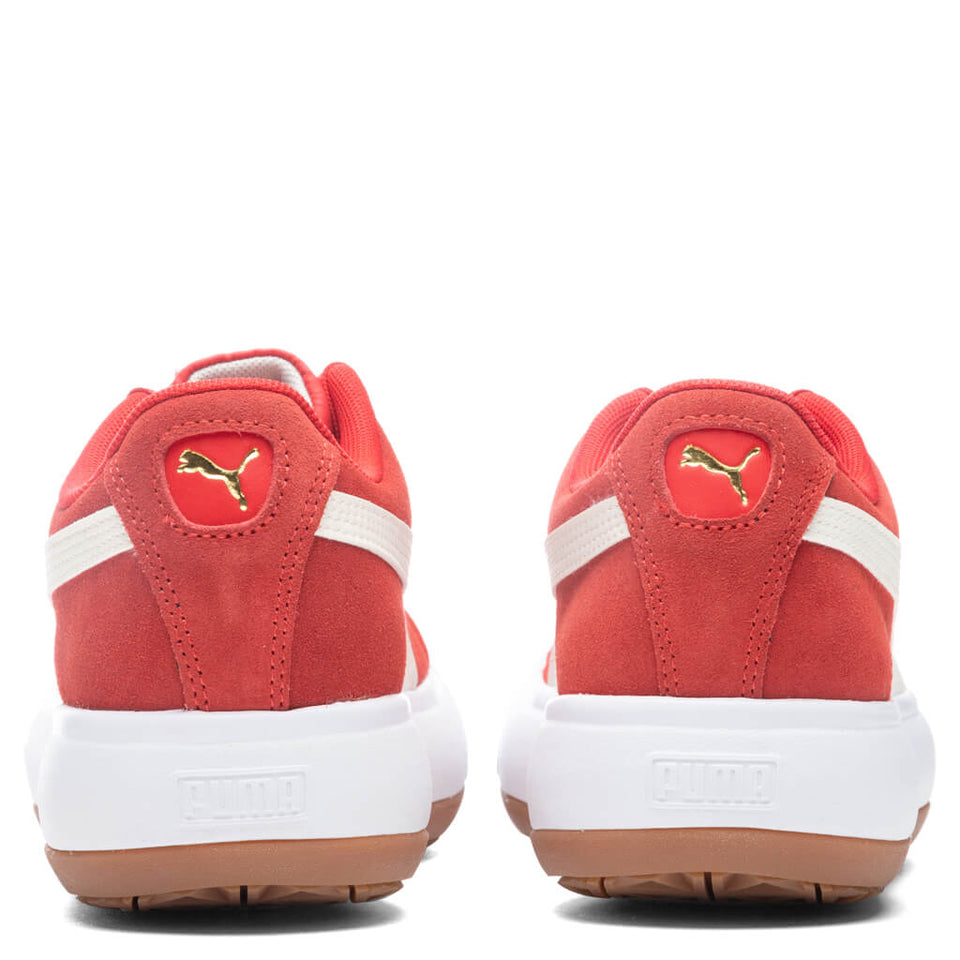 Women's Suede Mayu - High Risk Red/White