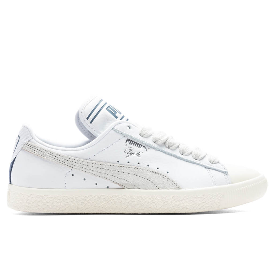 Puma x Rhuigi Clyde - Pristine/Sedate Gray/Puma White