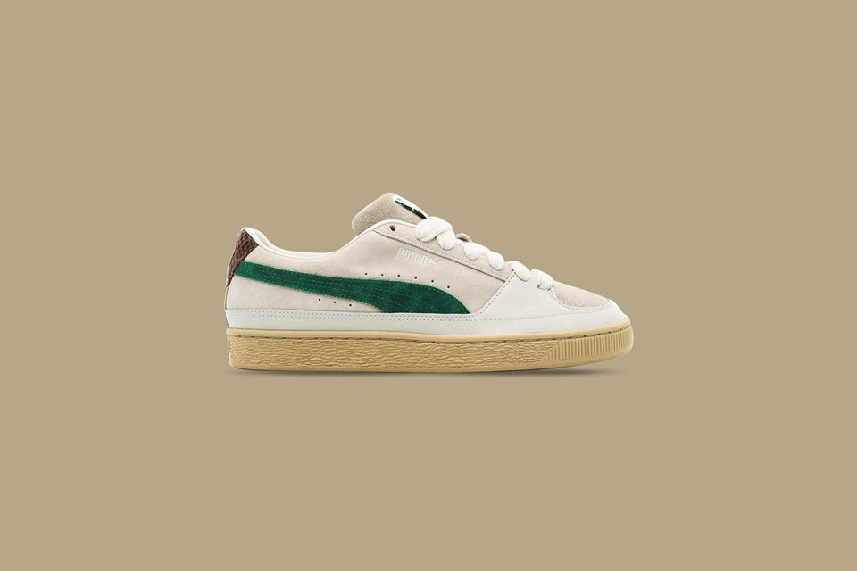 Suede x Rhuigi - Whisper White/Juniper
