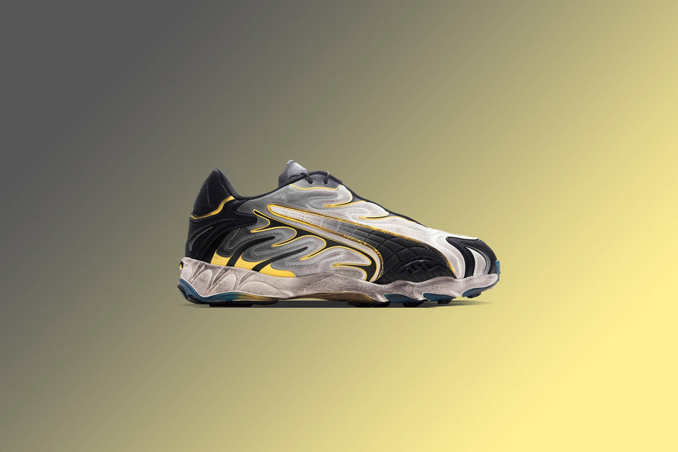 Puma X A$AP Rocky Inhale Distressed Neop - Warm White/Puma Black/Pele Yellow