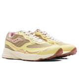 3D Grid Hurricane Mushroom - Tan/Yellow