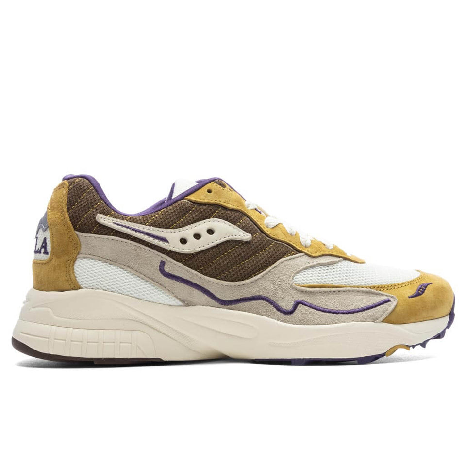 Saucony x Claima 3D Grid Hurricane - Gold/Cream