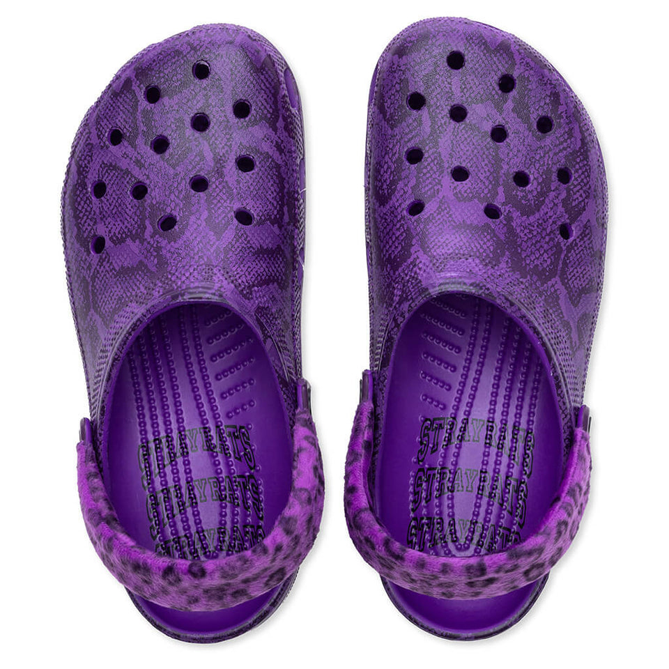 Crocs x Stray Rats Classic Clog - Ultraviolet