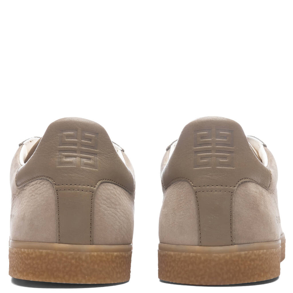 Town Nubuck and Leather Sneakers - Khaki