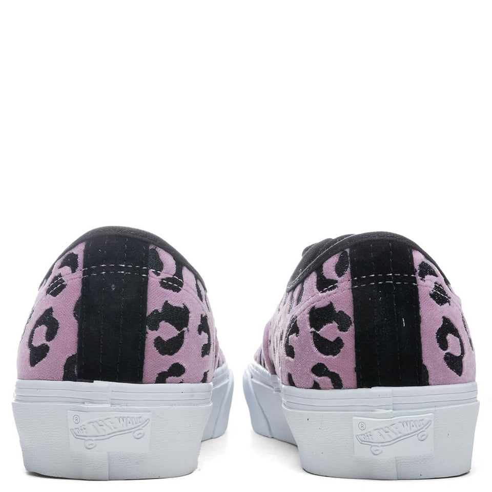 Authentic VLT LX "Velvet Animal" - Mauve Lepard/Black