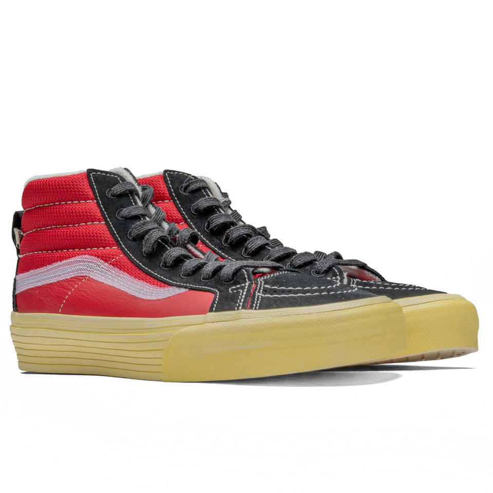 SK8-Hi Notchback Split VR3 LX Vintage - Black/Red