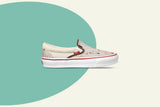 Vans Vault x Javier Calleja OG Classic Slip-LX - Turtledove/True White