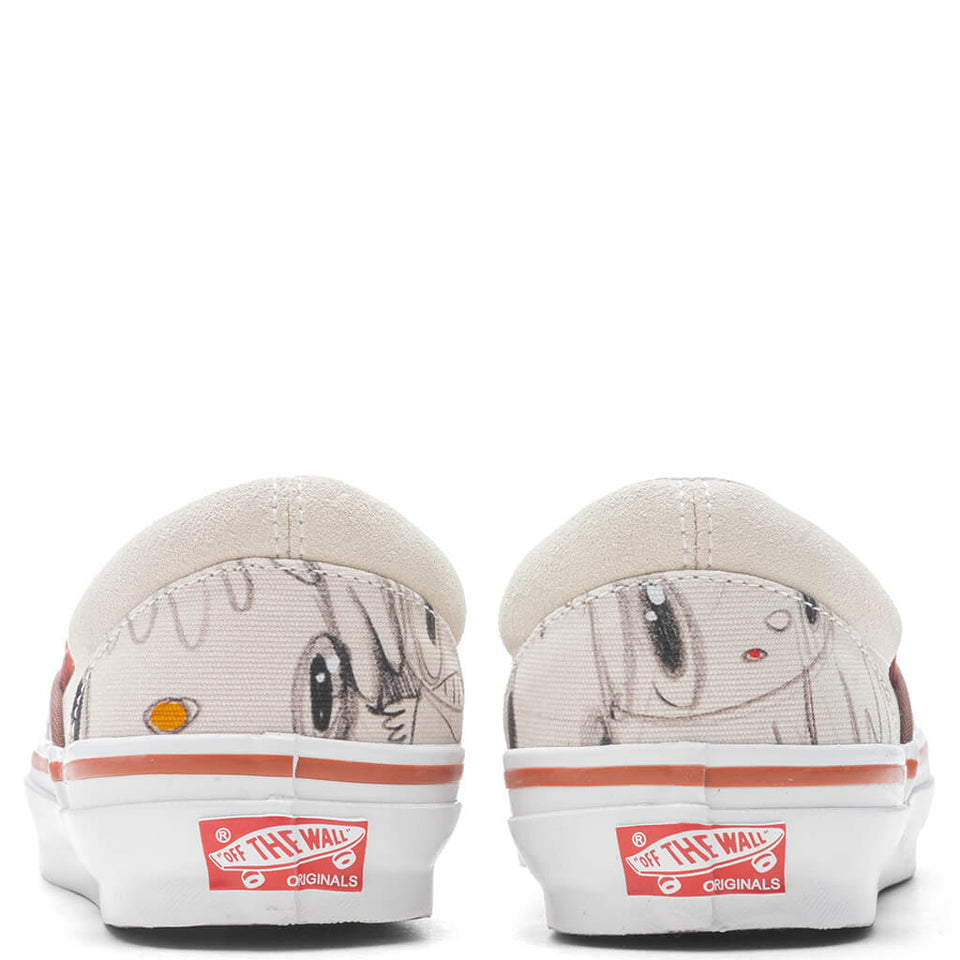 Vans Vault x Javier Calleja OG Classic Slip-LX - Turtledove/True White