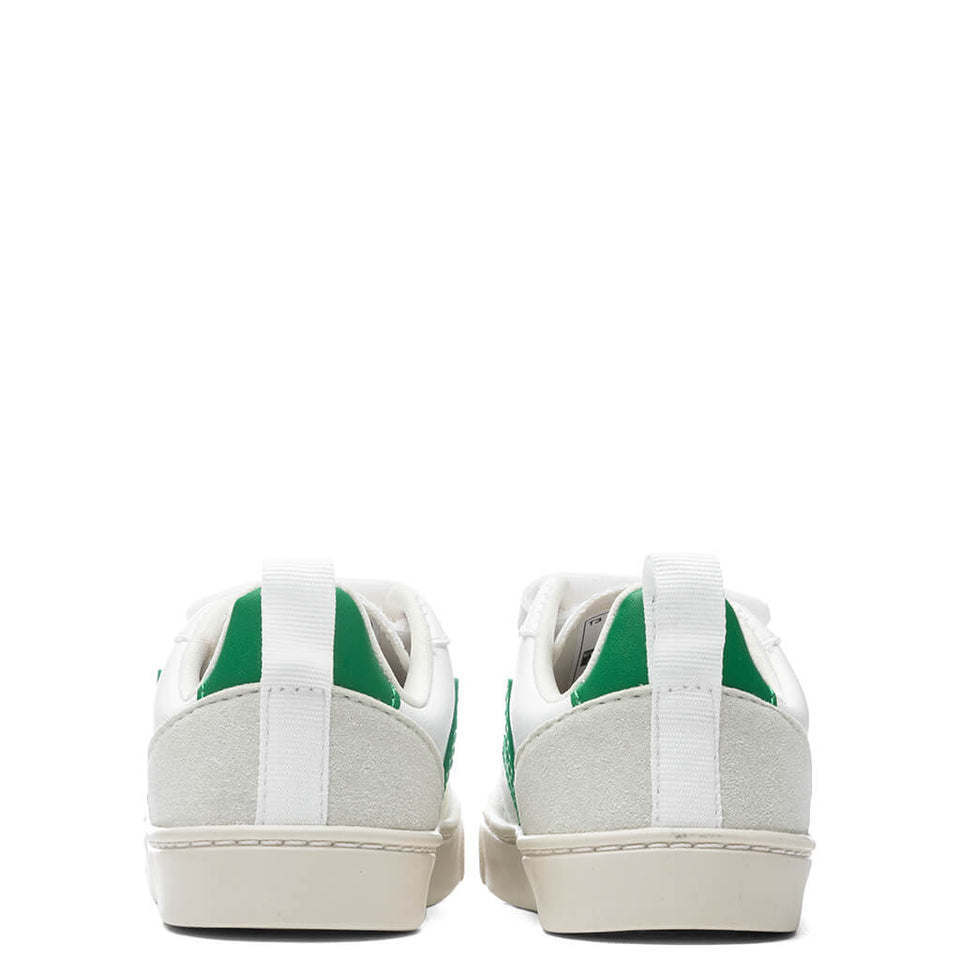 Kid's V-10 Velcro CWL - White/Emeraude
