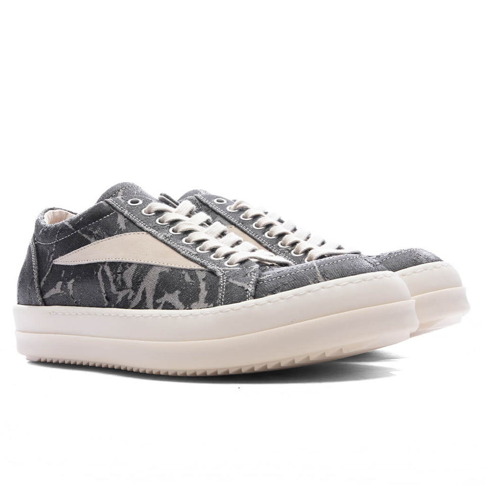 Vintage Sneaks - Black Washed Foil/Milk