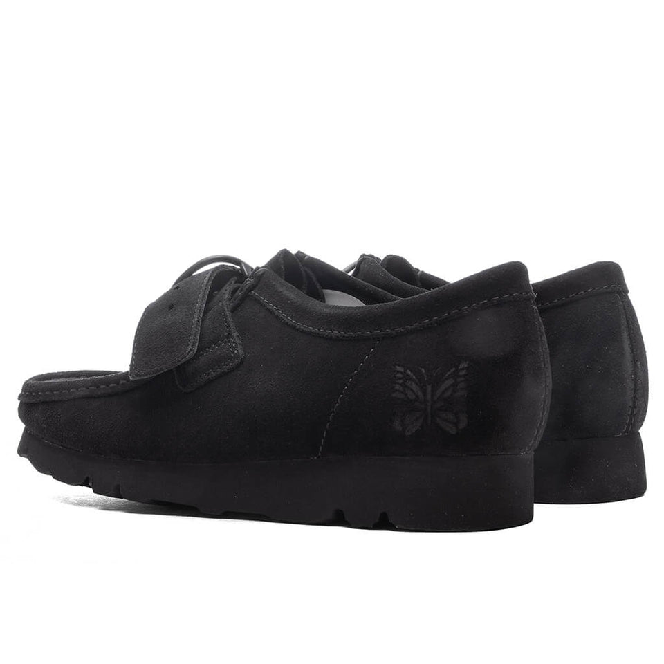 Clarks x Needles Walla Strap Lo Suede - Black