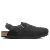 Wide Tokio Suede Leather - Black