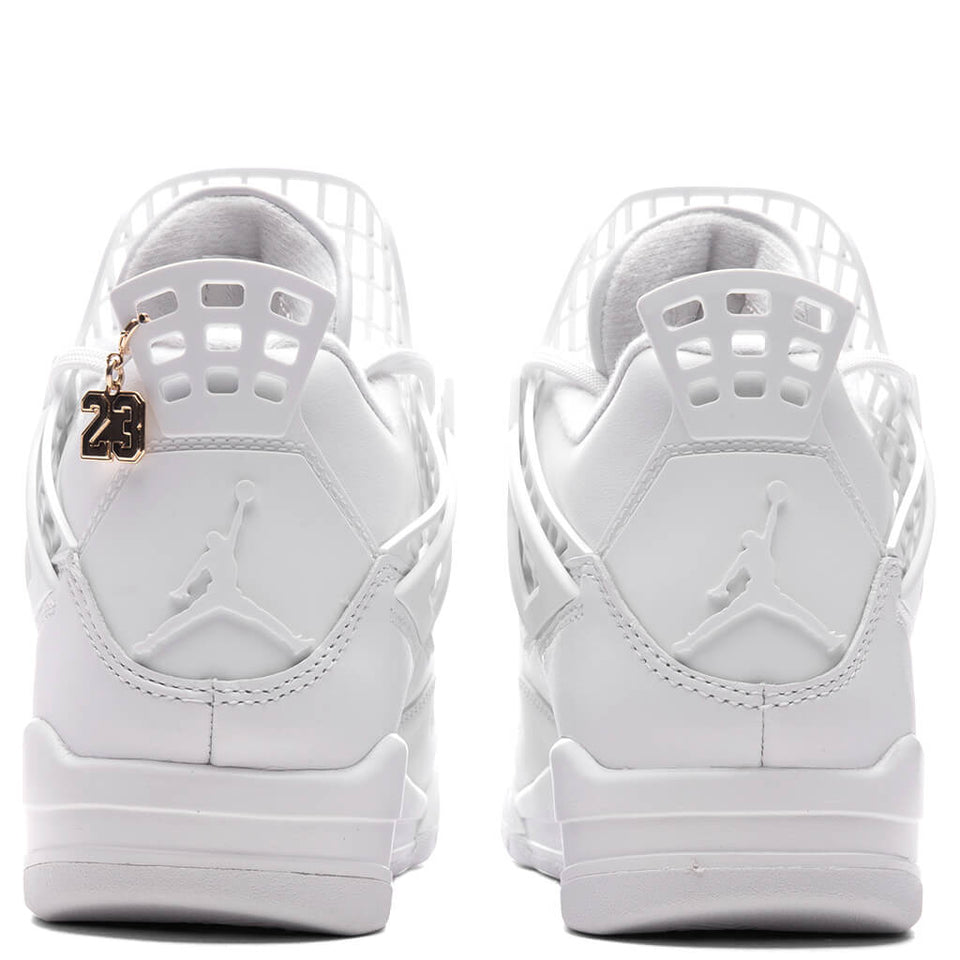 Women's Air Jordan 4 Net - White/Phantom/Metallic Gold