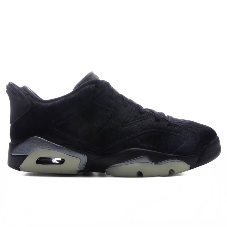 Women's Air Jordan 6 Retro Low 'Blackout' - Triple Black